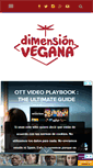 Mobile Screenshot of dimensionvegana.com
